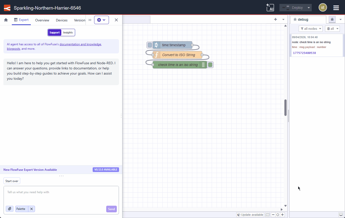 Expert action links demo